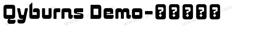 Qyburns Demo字体转换